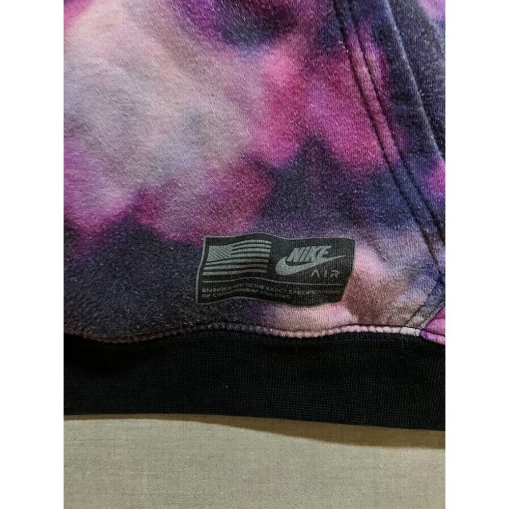 Nike Air Sweatshirt Adult Small Purple Tie‎ Dye Pullover Long Sleeves Hoodie. - Picture 2 of 10